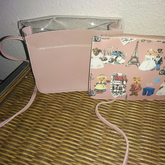 Girls Pink Bear Bag Small KIDS - Picture 4 of 5